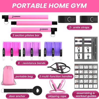 Pilates Bar Kit Pink